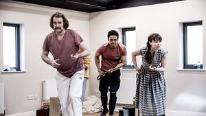 Henry Douthwaite (Father), Jasper William Cartwright (Bertie) & Abigail Matthews (Mot Photo